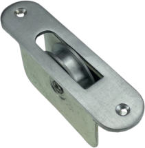 2inchSat CHROME BALL RACE AXLE PULLEY (2-HOLE/RADIUS ENDS) 2inchSat CHROME BALL RACE AXLE PULLEY (2-HOLE/RADIUS ENDS)