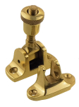 POLISHED BRASS ACORN NON LOCKING SASH FASTENER