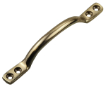 pH 125mm POLISHED BRASS TRADITIONAL SASH HANDLE