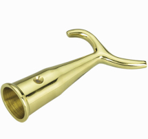 POLISHED BRASS POLE HOOK POLISHED BRASS POLE HOOK
