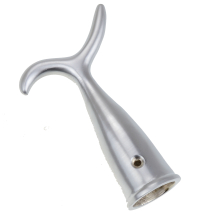 SATIN CHROME POLE HOOK SATIN CHROME POLE HOOK