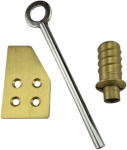 pH SATIN BRASS FLUSH FIT SASH STOP & KEY c/w STRIKER pH SATIN BRASS FLUSH FIT SASH STOP & KEY c/w STRIKER