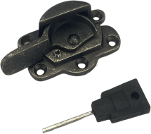 DELUXE RUMBLED PEWTER LOCKING FITCH FASTENER DELUXE RUMBLED PEWTER LOCKING FITCH FASTENER