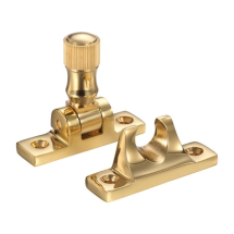F&B POLISHED BRASS NON LOCKING NARROW BRIGHTON SASH FASTENER F&B POLISHED BRASS NON LOCKING NARROW BRIGHTON SASH FASTENER