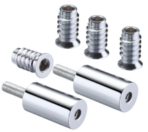 F&B 29mm POLISHED CHROME ROLLER SASH STOPS(2 STOPS/4 IN F&B 29mm POLISHED CHROME ROLLER SASH STOPS(2 STOPS/4 IN