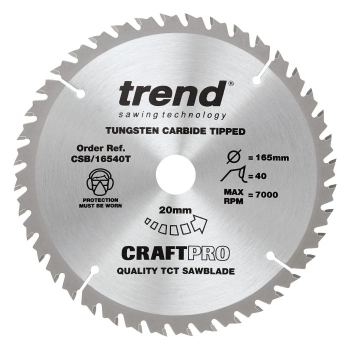 TREND CSB/16540T SAWBLADES TREND CSB/16540T SAWBLADES