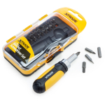 X0900077 RATCHET SCREWDRIVER & BIT SET (38 PC)